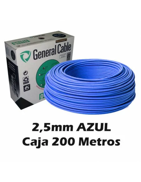 Cable Flexible 2.5mm Azul (CAJA 200 Metros)