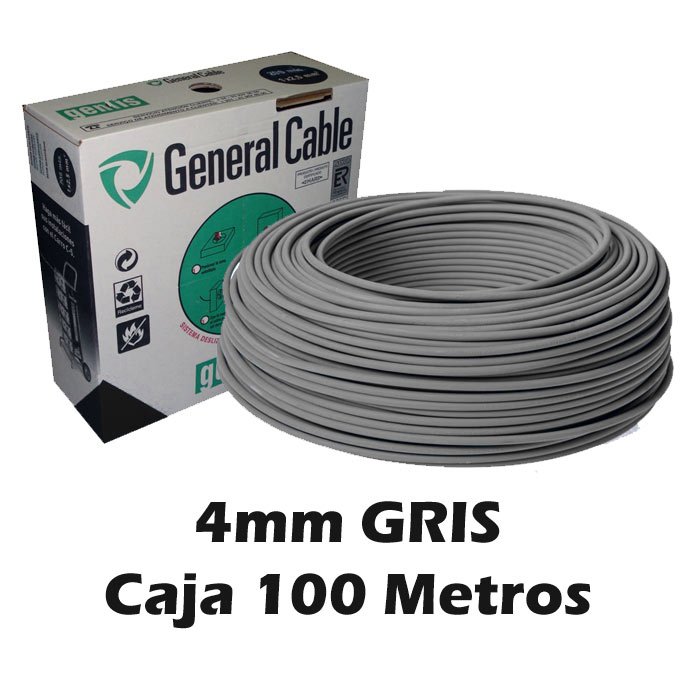 Posteridad retirarse Planeta Cable Flexible 4mm Gris (CAJA 100 Metros)