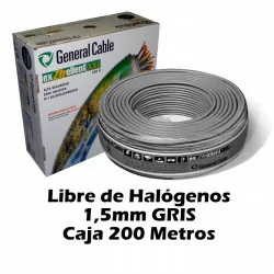 CABLE FLEXIBLE 6MM L.H. 750V H07Z1-K ROLLO 100 MTS Color con