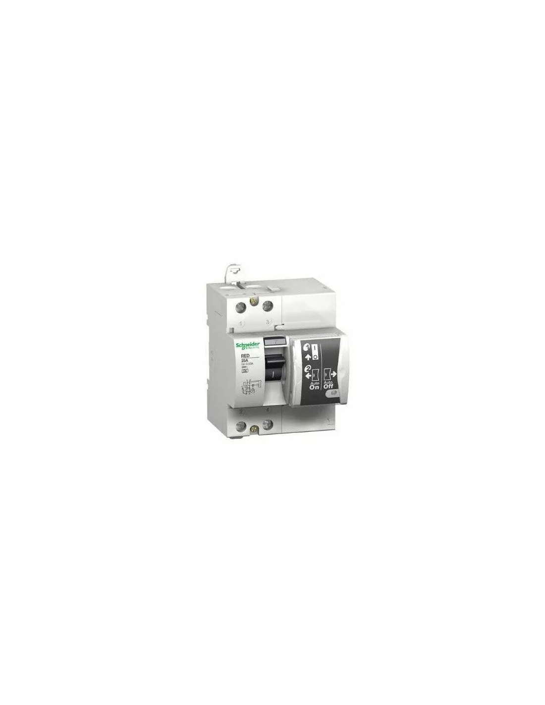 Interruptor Diferencial Auto Rearmable con Reconexión Automática 2P 40A  30mA 6Ka Clase AC. Diferencial Autorrearmable. Diferencial Rearme  Automático