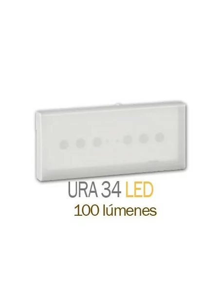 Luz de Emergencia Legrand 661241 URA 34 LED