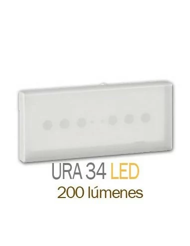 Luz de Emergencia Legrand 661243 URA 34 LED