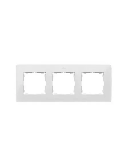 Marco blanco base aluminio premium 3 elementos 8200630-230 Simon Detail Original