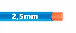 Cable flexible 2,5mm